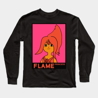 Flame Princess Ugly Face Long Sleeve T-Shirt